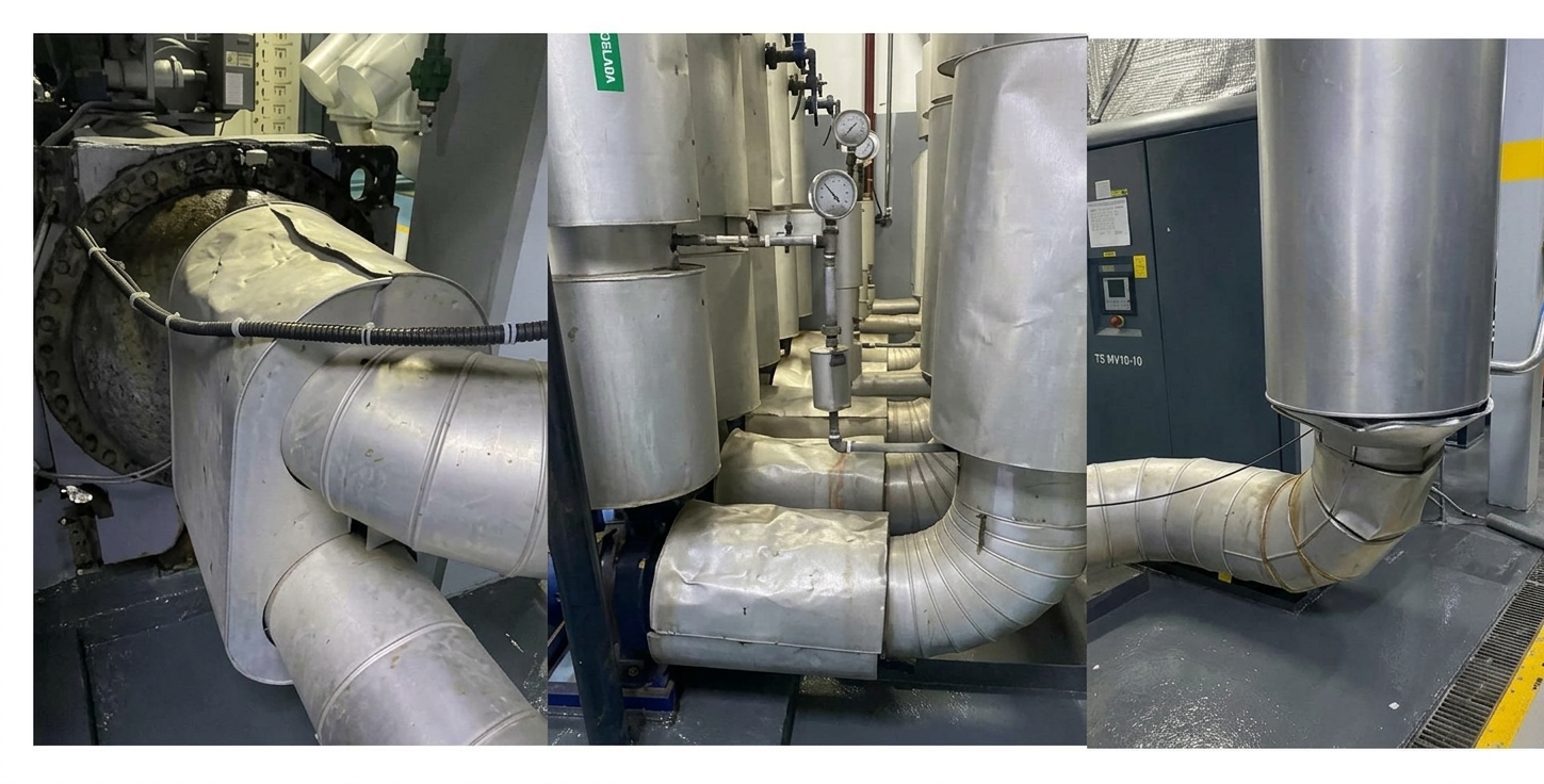 Exemplos de revestimento industrial que precisam de manutenção e correção